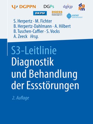 cover image of S3-Leitlinie Diagnostik und Behandlung der Essstörungen